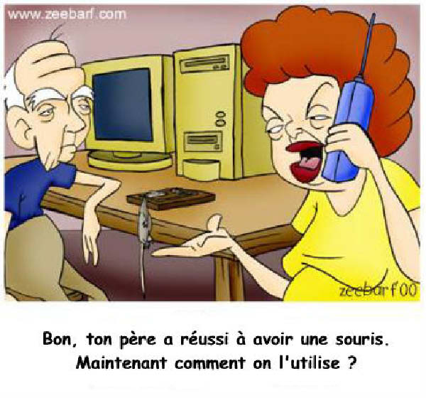 Souris pour ordinateur-humourenvrac